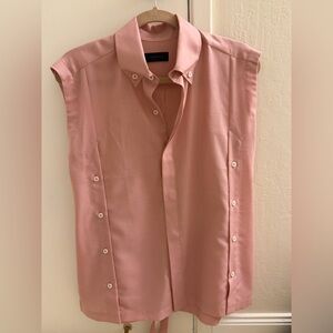 Eudon Choi Rose Pink Shell Top